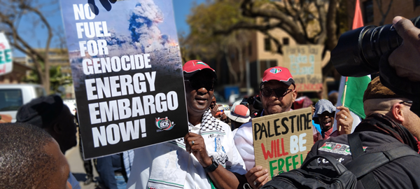 PRETORIA MARCH FOR PALESTINE: VOICES OF SOLIDARITY RISE OUTSIDE PARKS TAU’S OFFICE