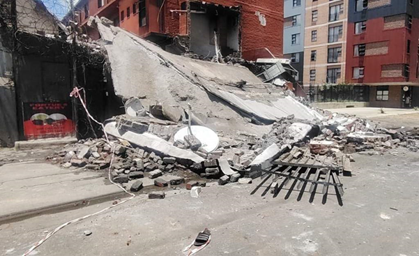 Inferno on the Pavement: Transformer Explosion Leaves Joburg Student and Security Guards Fighting for Their Lives