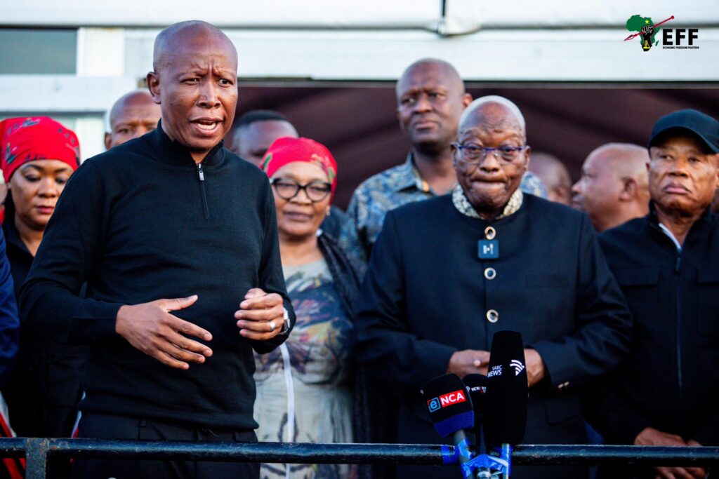 Zuma Calls for MK–EFF Unity in Bid to Reshape South Africa’s Political Landscape
