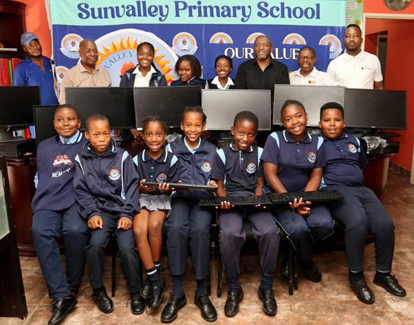 Time Square Donation Brings Digital Hope to Sunvalley Primary School