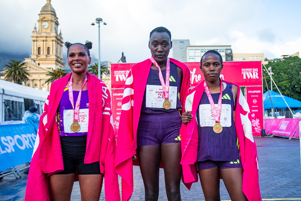 Daisilah Jerono storms to victory on South African debut at Totalsports Women’s Race Cape Town