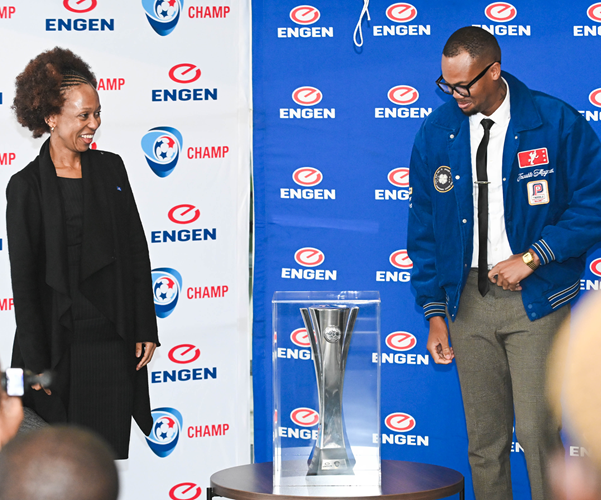New Engen Champ of Champs trophy unveiled as youth football stars prepare for Pretoria showdown